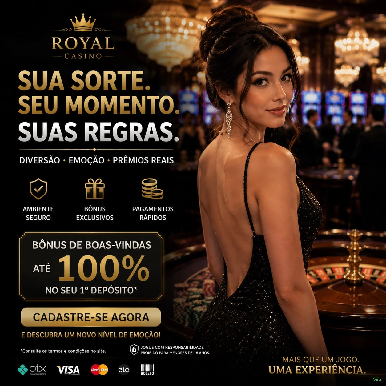 Suporte VIP 58g - atendimento prioritário